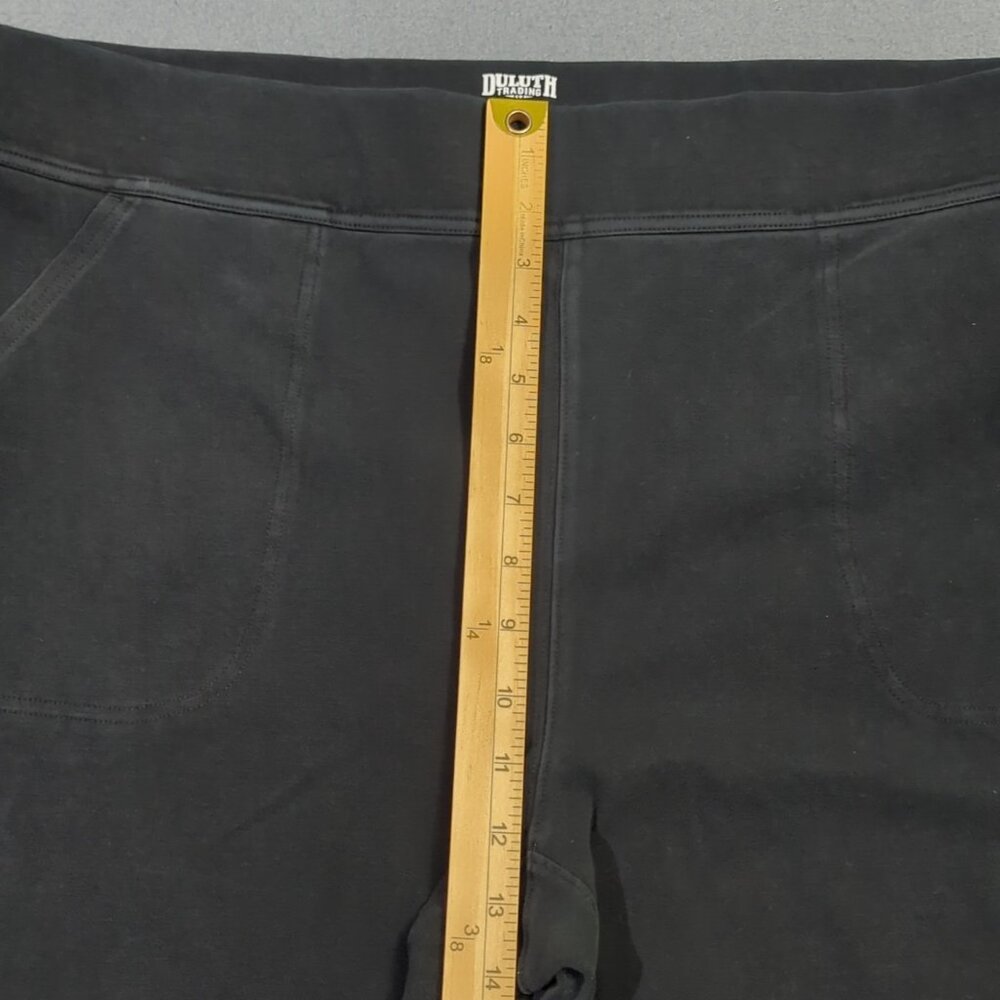 Duluth Trading Co Pants Women's XXL Regular Black NoGA Naturale Cotton Leggings - Picture 6 of 11